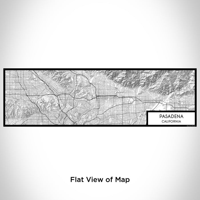 Flat View of Map Custom Pasadena California Map Enamel Mug in Classic