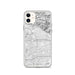 Custom Pasadena California Map Phone Case in Classic