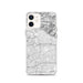Custom Pasadena California Map iPhone 12 Phone Case in Classic