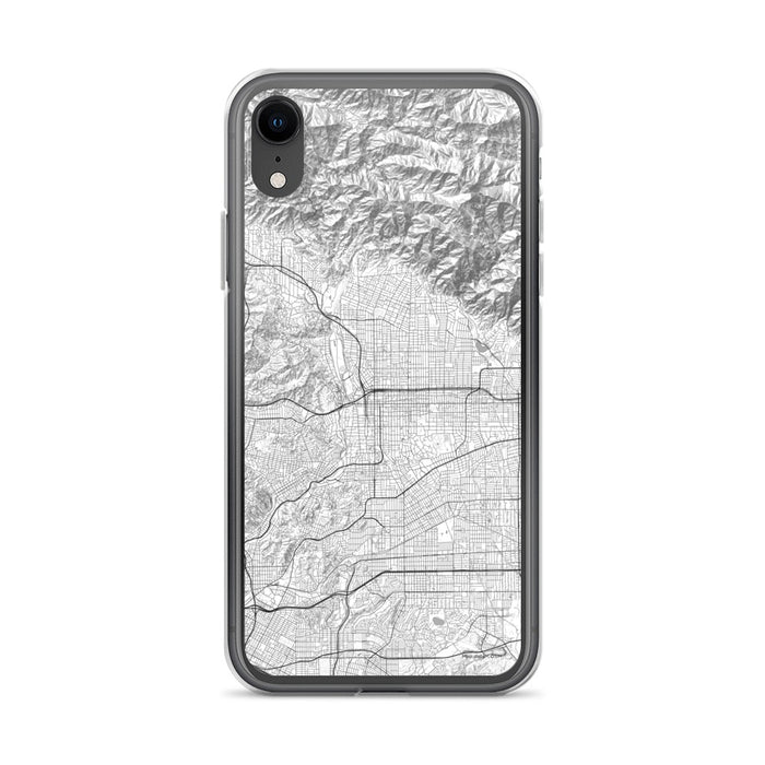 Custom Pasadena California Map Phone Case in Classic