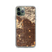 Custom Pasadena California Map Phone Case in Ember