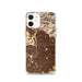Custom Pasadena California Map iPhone 12 Phone Case in Ember