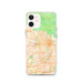 Custom Pasadena California Map iPhone 12 Phone Case in Watercolor