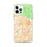 Custom Pasadena California Map iPhone 12 Pro Max Phone Case in Watercolor