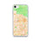 Custom Pasadena California Map iPhone SE Phone Case in Watercolor