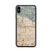 Custom Pasadena California Map Phone Case in Woodblock