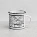 Right View Custom Pasadena Texas Map Enamel Mug in Classic