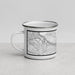 Left View Custom Pasco Washington Map Enamel Mug in Classic