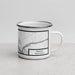 Right View Custom Pasco Washington Map Enamel Mug in Classic