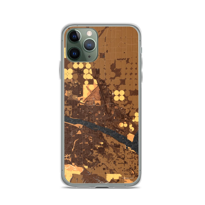 Custom Pasco Washington Map Phone Case in Ember