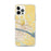 Custom Pasco Washington Map iPhone 12 Pro Max Phone Case in Woodblock