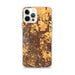 Custom iPhone 12 Pro Max Paso Robles California Map Phone Case in Ember