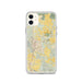Custom iPhone 11 Paso Robles California Map Phone Case in Woodblock