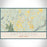Patterson New York Map Print Landscape Orientation in Woodblock Style With Shaded Background