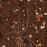 Pawtucket Rhode Island Map Print in Ember Style Zoomed In Close Up Showing Details