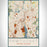 Pawtucket Rhode Island Map Print Portrait Orientation in Woodblock Style With Shaded Background