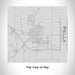 Rendered View of Pella Iowa Map Engraving on 17oz Stainless Steel Insulated Tumbler