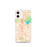 Custom Perris California Map iPhone 12 mini Phone Case in Watercolor