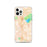 Custom Perris California Map iPhone 12 Pro Phone Case in Watercolor