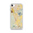 Custom Perris California Map iPhone SE Phone Case in Woodblock