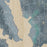 Perry Lake Kansas Map Print in Afternoon Style Zoomed In Close Up Showing Details