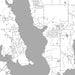 Perry Lake Kansas Map Print in Classic Style Zoomed In Close Up Showing Details