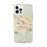 Custom Petaluma California Map iPhone 12 Pro Max Phone Case in Woodblock