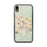 Custom Petaluma California Map Phone Case in Woodblock