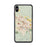 Custom Petaluma California Map Phone Case in Woodblock