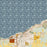 Petoskey Michigan Map Print in Woodblock Style Zoomed In Close Up Showing Details