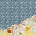 Petoskey Michigan Map Print in Woodblock Style Zoomed In Close Up Showing Details