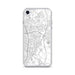 Custom iPhone SE Pflugerville Texas Map Phone Case in Classic