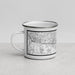 Left View Custom Pharr Texas Map Enamel Mug in Classic
