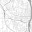 Phenix City Alabama Map Print in Classic Style Zoomed In Close Up Showing Details