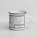 Right View Custom Phenix City Alabama Map Enamel Mug in Classic