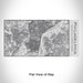 Rendered View of Philadelphia Pennsylvania Map Engraving on 17oz Stainless Steel Insulated Cola Bottle