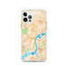 Custom Philadelphia Pennsylvania Map iPhone 12 Pro Phone Case in Watercolor