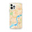Custom Philadelphia Pennsylvania Map iPhone 12 Pro Max Phone Case in Watercolor
