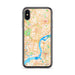 Custom Philadelphia Pennsylvania Map Phone Case in Watercolor