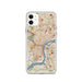 Custom Philadelphia Pennsylvania Map Phone Case in Woodblock