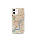 Custom Philadelphia Pennsylvania Map iPhone 12 mini Phone Case in Woodblock