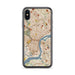 Custom Philadelphia Pennsylvania Map Phone Case in Woodblock