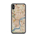 Custom Philadelphia Pennsylvania Map Phone Case in Woodblock