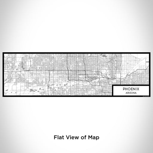 Flat View of Map Custom Phoenix Arizona Map Enamel Mug in Classic