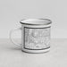Left View Custom Phoenix Arizona Map Enamel Mug in Classic