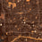 Phoenix Arizona Map Print in Ember Style Zoomed In Close Up Showing Details