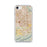 Custom Phoenix Arizona Map iPhone SE Phone Case in Woodblock