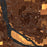 Pierre South Dakota Map Print in Ember Style Zoomed In Close Up Showing Details