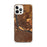 Custom iPhone 12 Pro Max Pierre South Dakota Map Phone Case in Ember