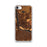 Custom iPhone SE Pierre South Dakota Map Phone Case in Ember
